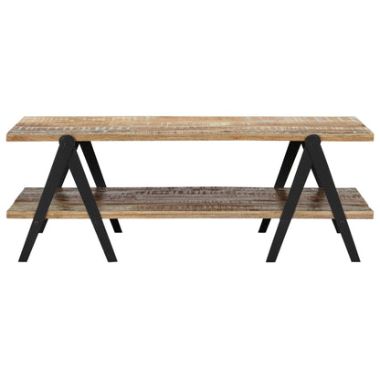 Salongbord Sofabord Tre Gjenvunnet Heltre 115x60x40 cm