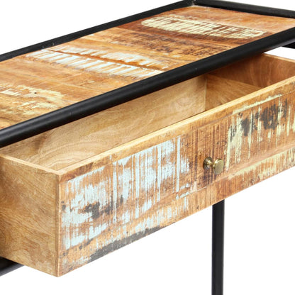 Avlastningsbord Konsollbord Tre 118x30x75 cm gjenvunnet heltre