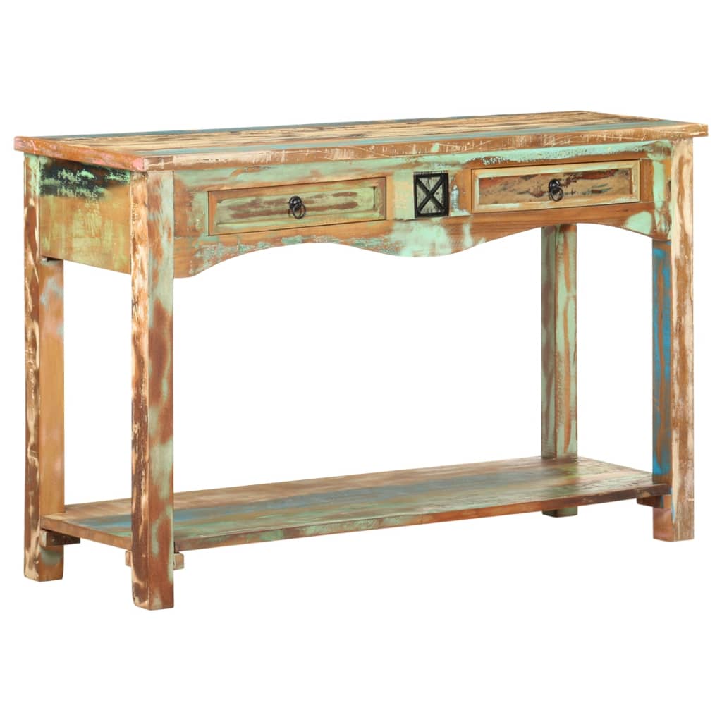 Avlastningsbord Konsollbord Tre 120x40x75 cm gjenvunnet heltre