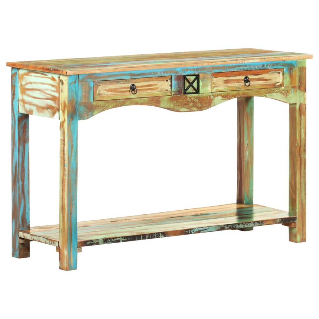 Avlastningsbord Konsollbord Tre 120x40x75 cm gjenvunnet heltre