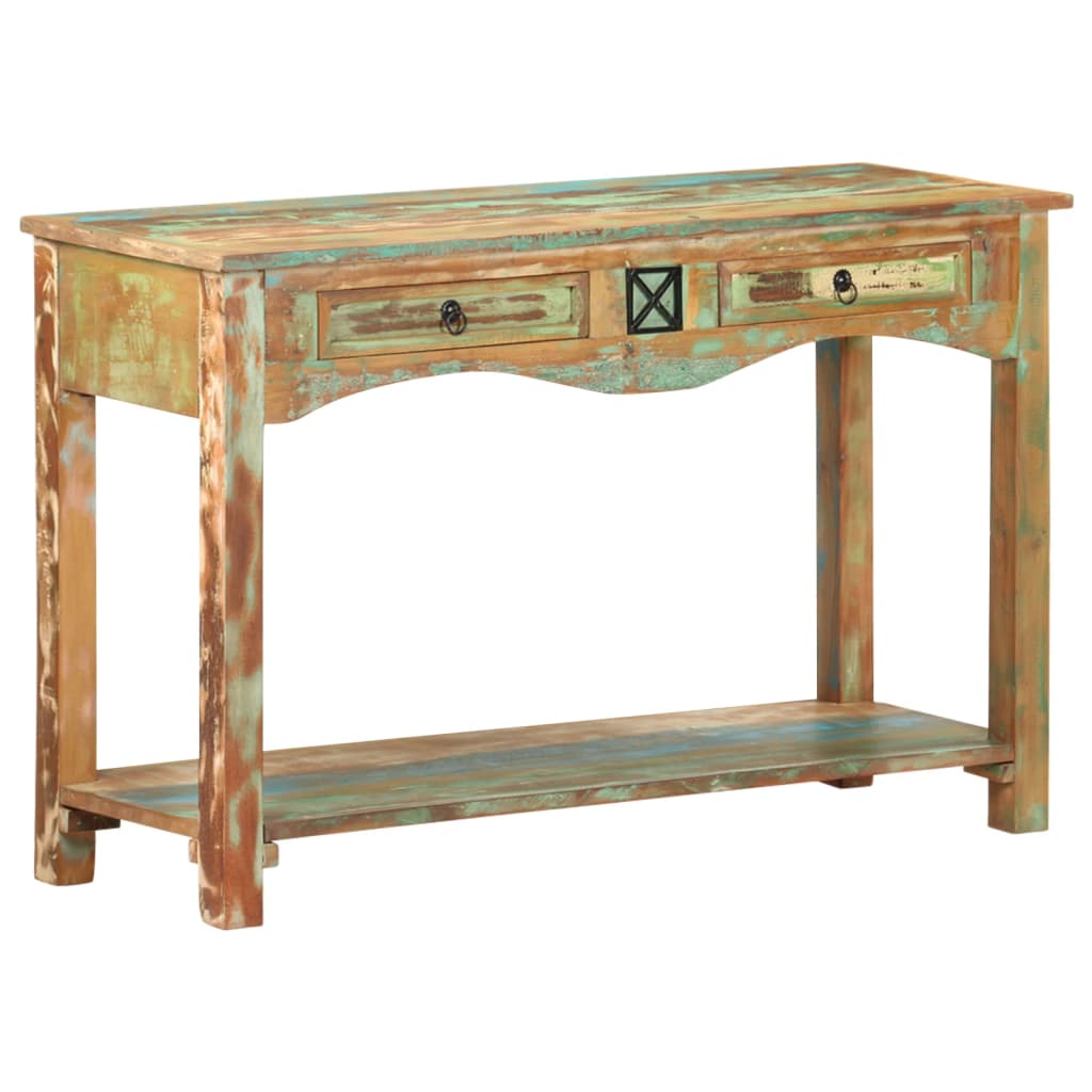 Avlastningsbord Konsollbord Tre 120x40x75 cm gjenvunnet heltre
