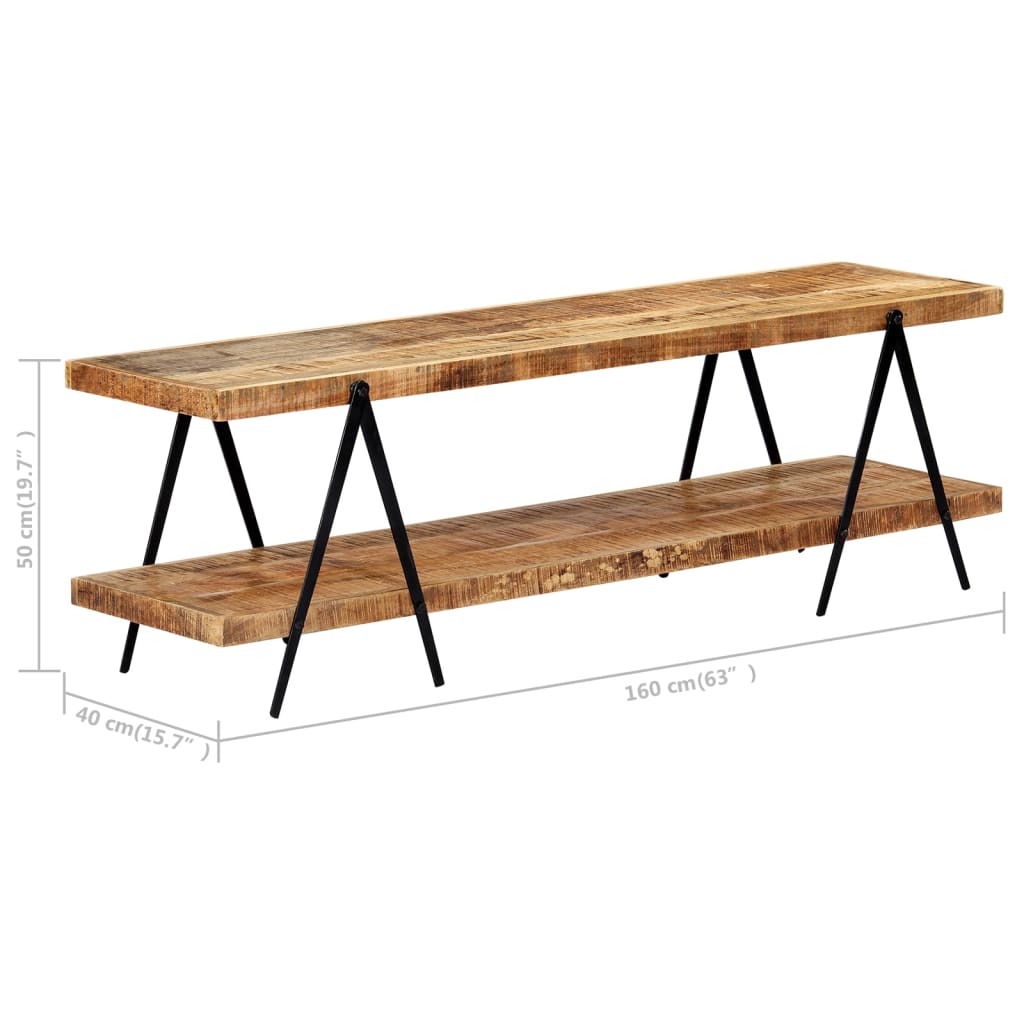 TV-Møbel Tre Tv-benk heltre mango 160x40x50 cm