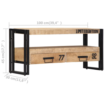 TV-Møbel Tre TV-benk heltre mango 100x30x45 cm