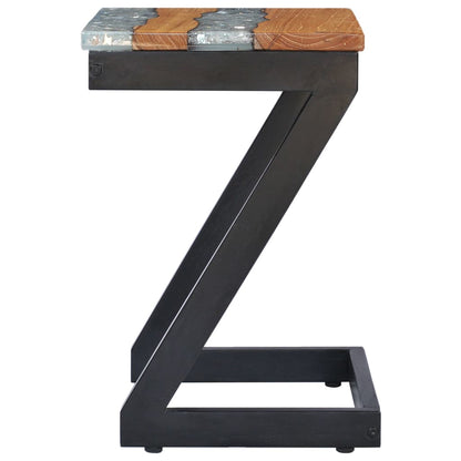 Salongbord Sofabord Tre heltre 30x30x50 cm og polyresin