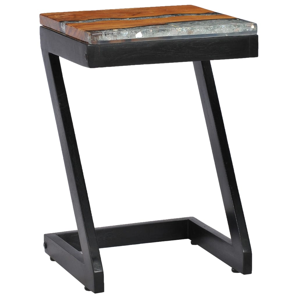 Salongbord Sofabord Tre heltre 30x30x50 cm og polyresin