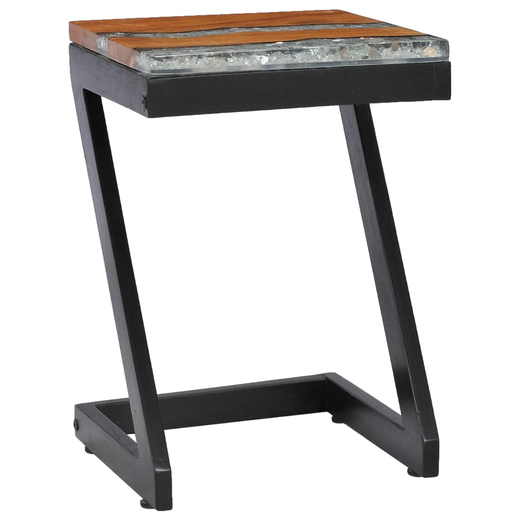 Salongbord Sofabord Tre heltre 30x30x50 cm og polyresin