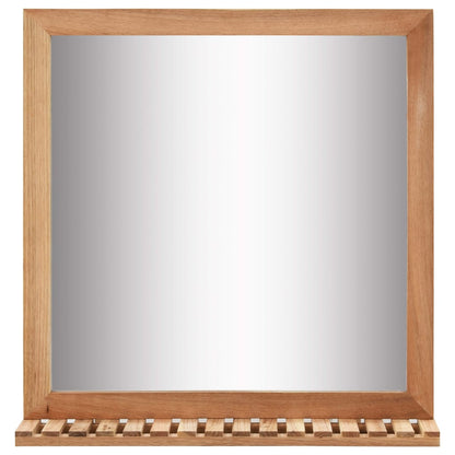 Baderomsspeil 60x12x62 cm heltre valnøtt