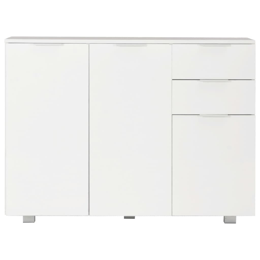 Skjenk Høyglans Hvit 107x35x80,5 cm