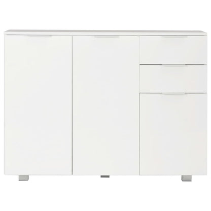Skjenk Høyglans Hvit 107x35x80,5 cm