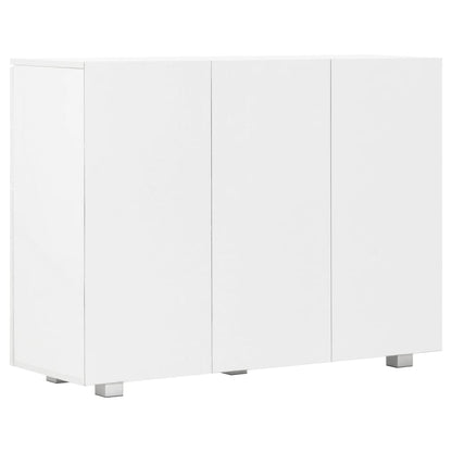 Skjenk Høyglans Hvit 107x35x80,5 cm