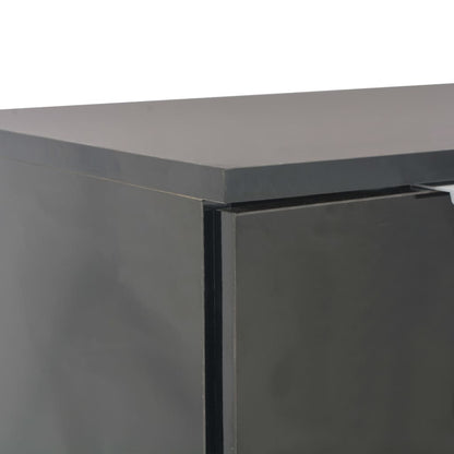 Skjenk Høyglans Svart 107x35x80,5 cm