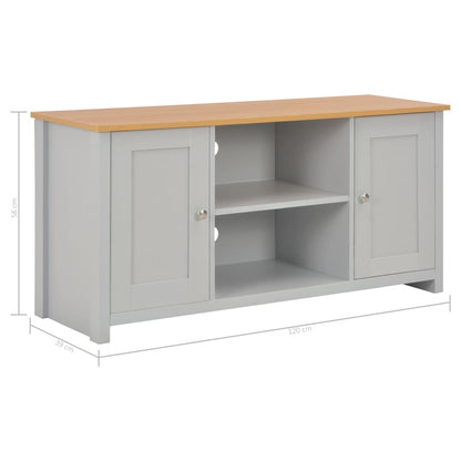 TV-Møbel Grå TV-benk Grå 120x39x58 cm