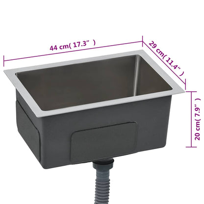 Kjøkkenvask Håndlaget rustfritt stål