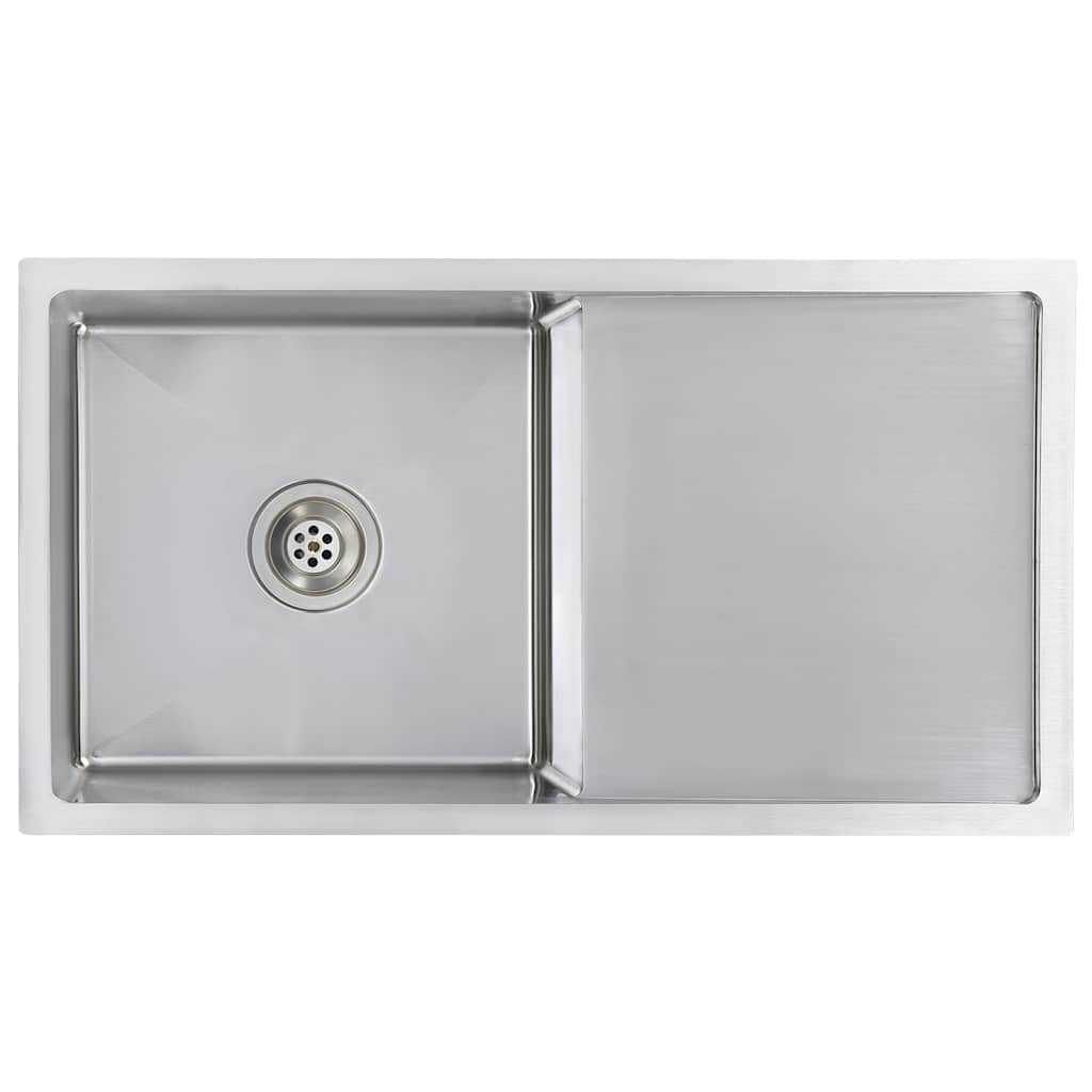 Kjøkkenvask Håndlaget rustfritt stål