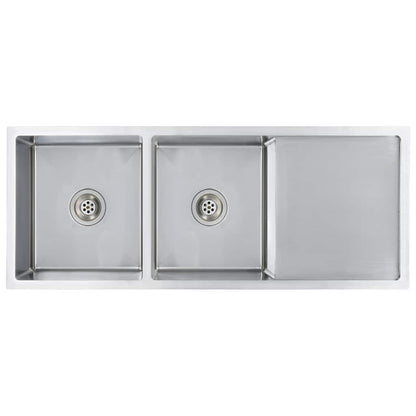 Kjøkkenvask Håndlaget rustfritt stål