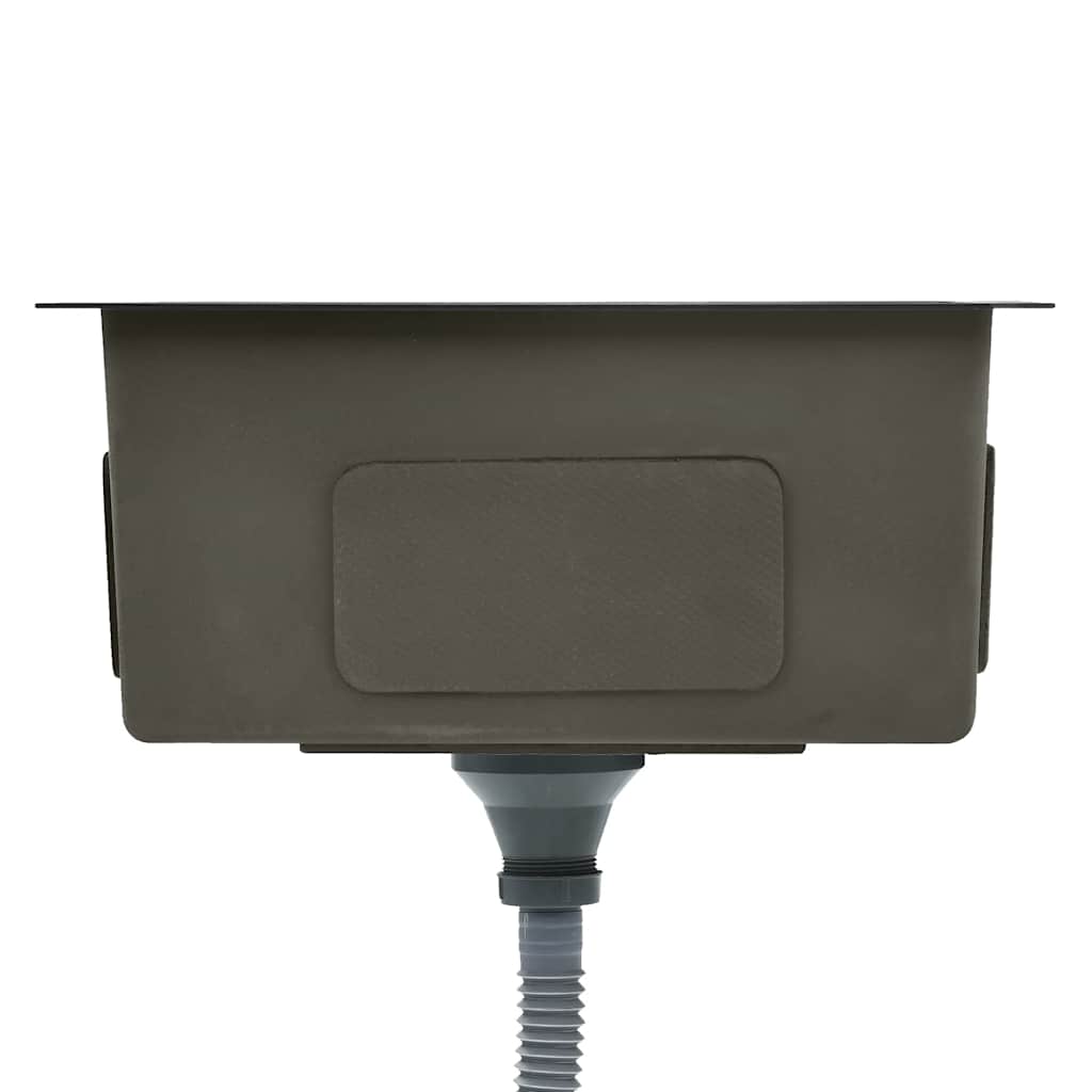 Kjøkkenvask Håndlaget Svart rustfritt stål