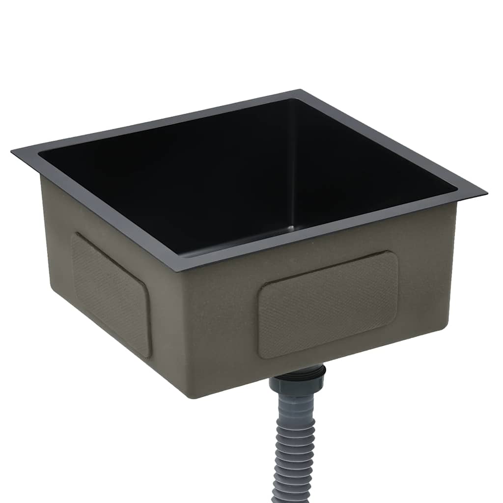 Kjøkkenvask Håndlaget Svart rustfritt stål