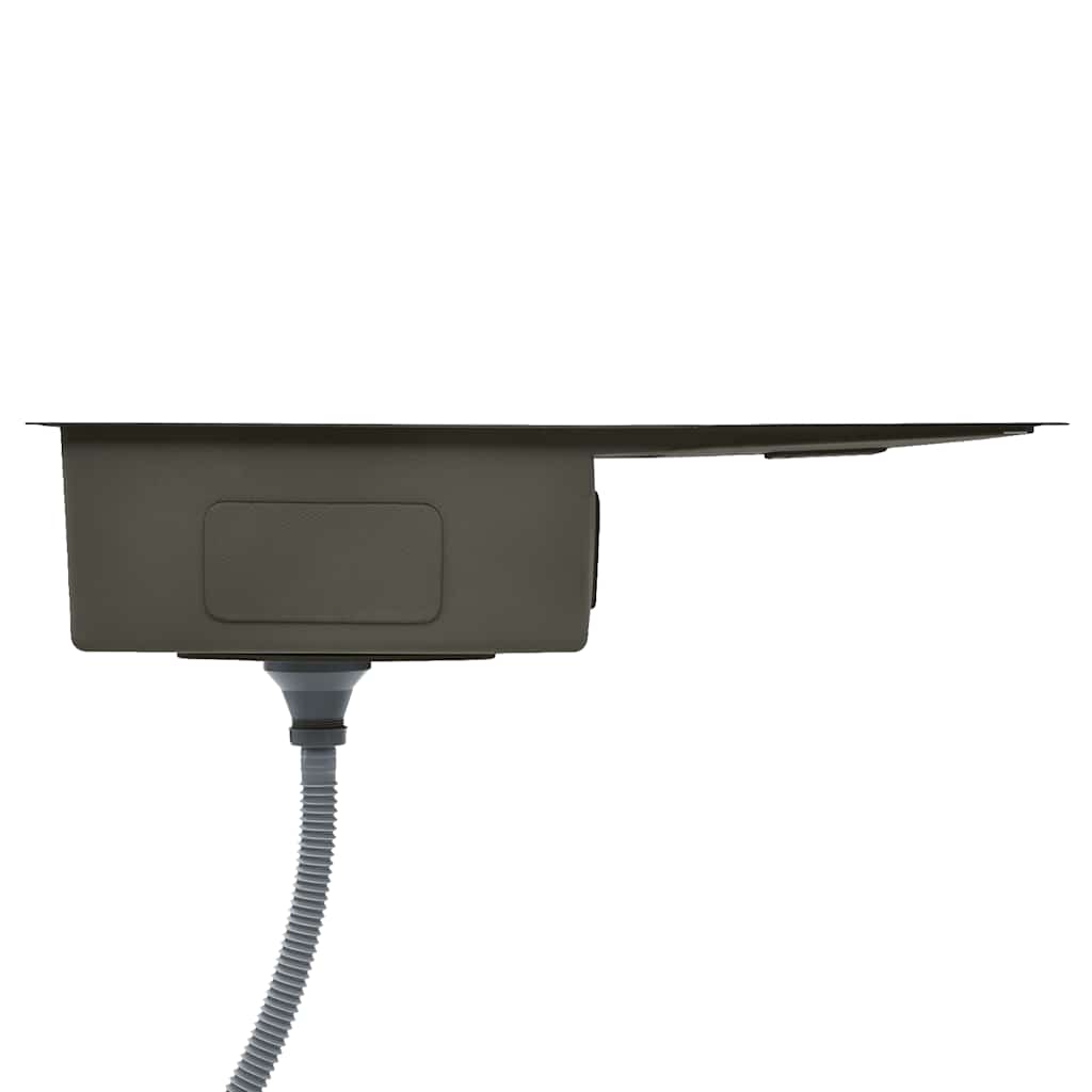 Kjøkkenvask Håndlaget Svart rustfritt stål