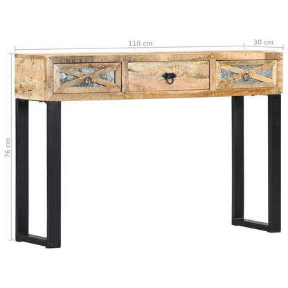 Avlastningsbord Konsollbord Tre 110x30x76 cm heltre mango