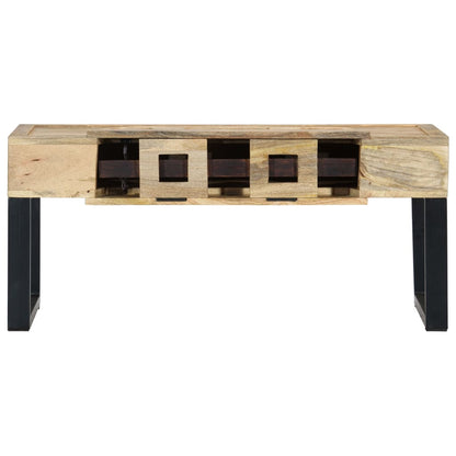 Salongbord Sofabord Tre Heltre Mango kassett-stil 100x52x45 cm