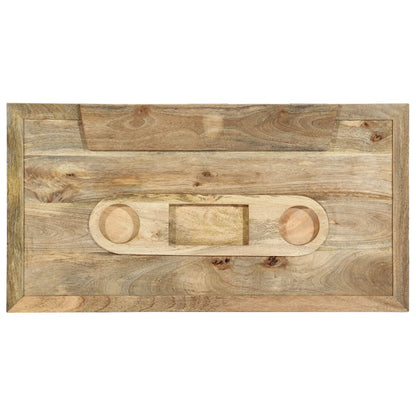Salongbord Sofabord Tre Heltre Mango kassett-stil 100x52x45 cm