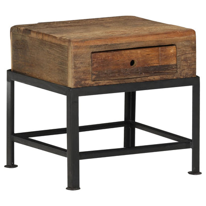 Nattbord Sengbord Tre Gjenvunnet Heltre 40x35x40 cm