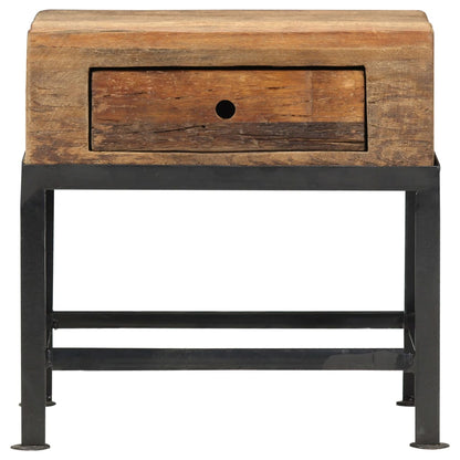 Nattbord Sengbord Tre Gjenvunnet Heltre 40x35x40 cm