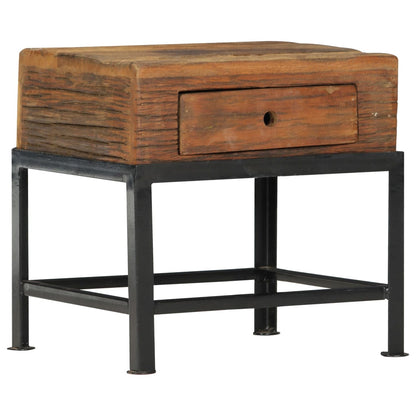 Nattbord Sengbord Tre Gjenvunnet Heltre 40x35x40 cm