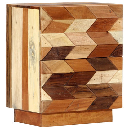 Nattbord Sengbord Tre Gjenvunnet Heltre 40x30x50 cm