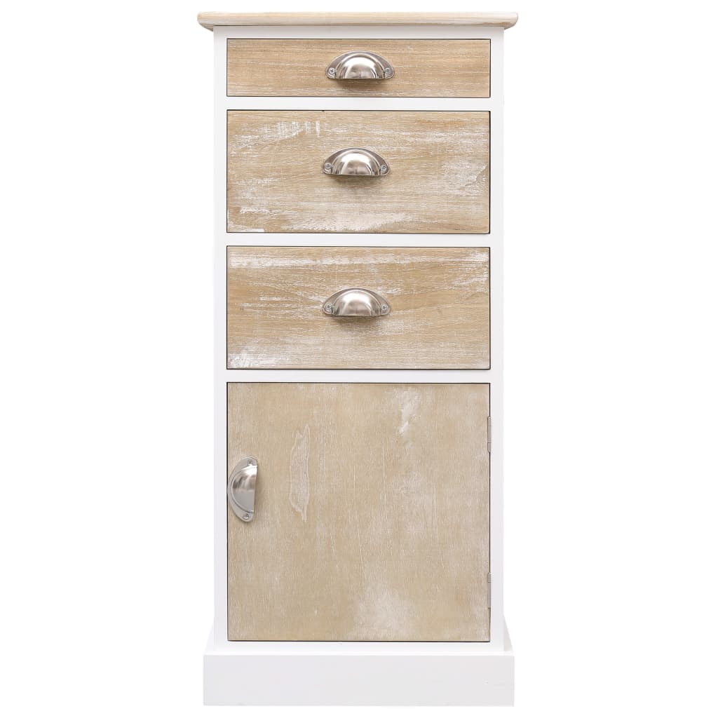 Sidebord Tre 3 stk skuffer 38x28x86 cm keisertre