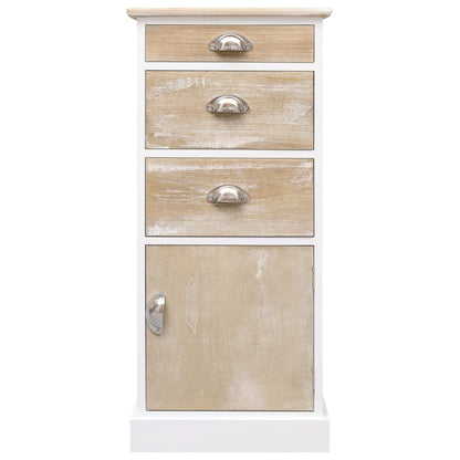 Sidebord Tre 3 stk skuffer 38x28x86 cm keisertre