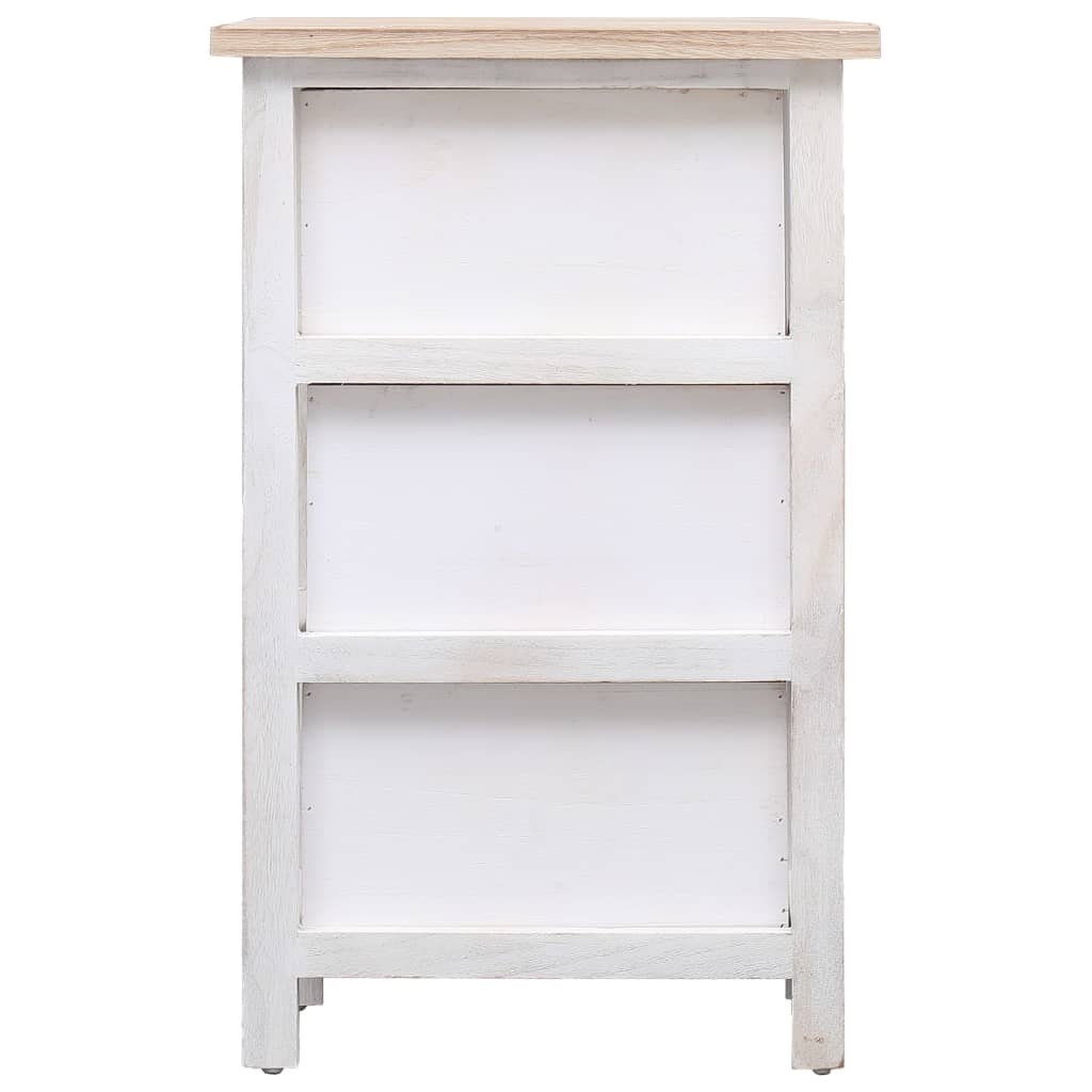 Sidebord Tre 3 stk skuffer 35x25x57 cm keisertre
