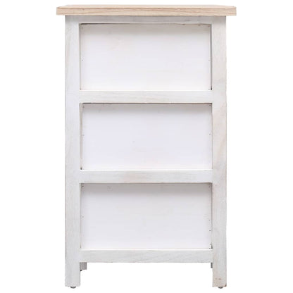 Sidebord Tre 3 stk skuffer 35x25x57 cm keisertre