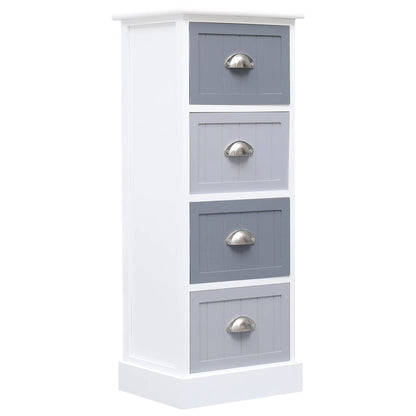 Sidebord Tre 4 stk skuffer 35x30x90 cm keisertre