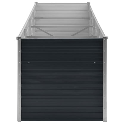 Høybed antrasitt 320x80x77 cm galvanisert stål
