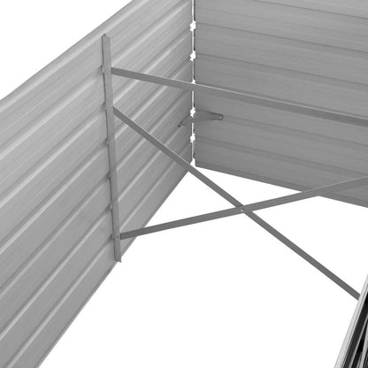 Høybed antrasitt 320x80x77 cm galvanisert stål