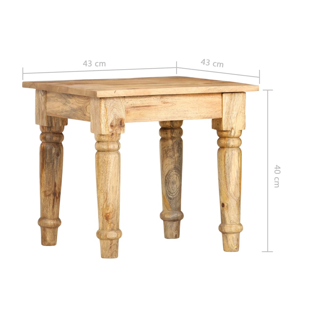 Sidebord Tre 43x43x40 cm heltre mango