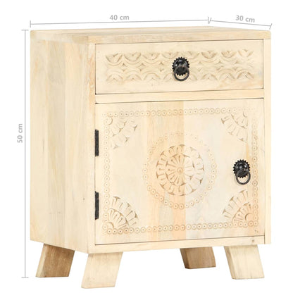 Nattbord Sengbord Tre 40x30x50 cm heltre mango