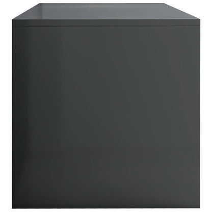 TV-Møbel Høyglans Grå Tv-benk 120x40x40 cm