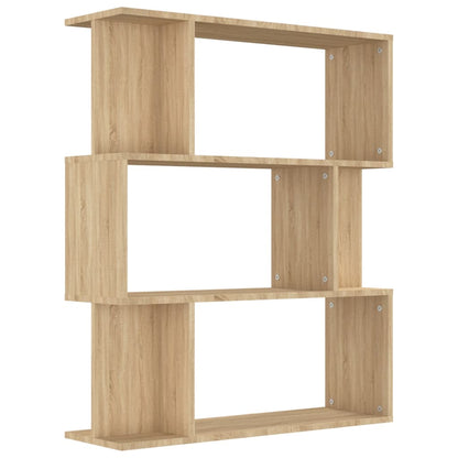 Bokhylle Sonoma Eik Romdeler 80x24x96 cm