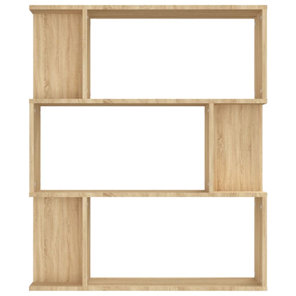 Bokhylle Sonoma Eik Romdeler 80x24x96 cm