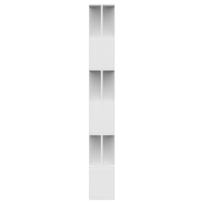Bokhylle Hvit Romdeler 80x24x192 cm