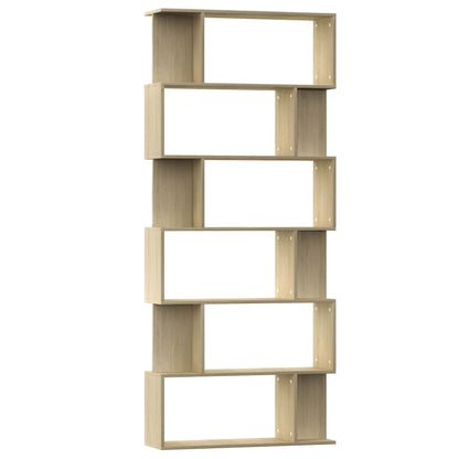 Bokhylle Sonoma Eik Romdeler 80x24x192 cm