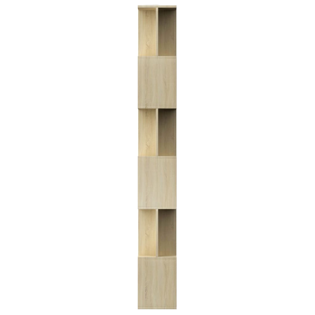 Bokhylle Sonoma Eik Romdeler 80x24x192 cm