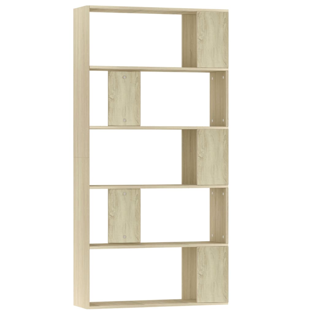 Bokhylle Sonoma Eik Romdeler 80x24x159 cm