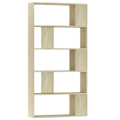 Bokhylle Sonoma Eik Romdeler 80x24x159 cm