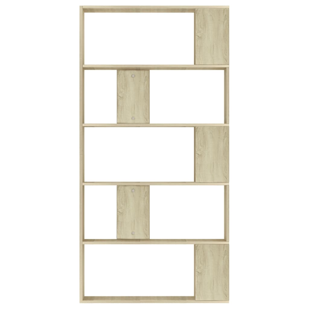Bokhylle Sonoma Eik Romdeler 80x24x159 cm