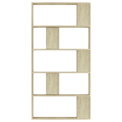 Bokhylle Sonoma Eik Romdeler 80x24x159 cm