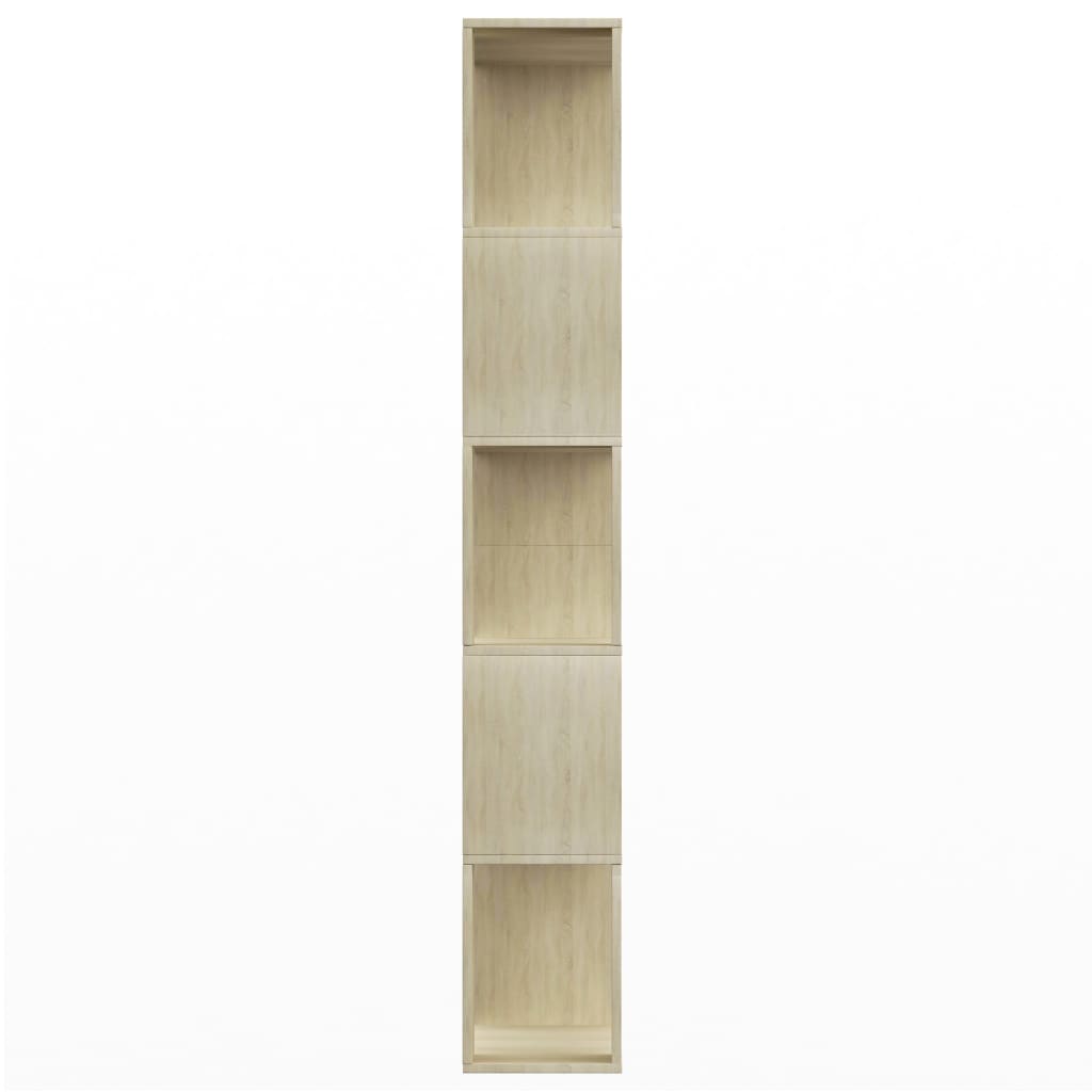 Bokhylle Sonoma Eik Romdeler 80x24x159 cm