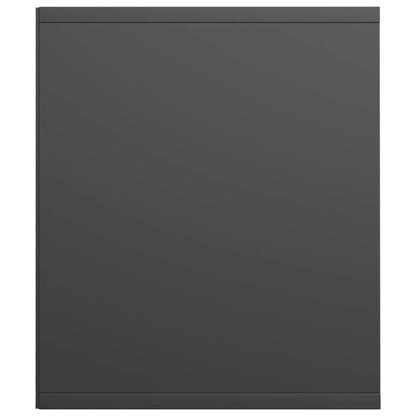 Bokhylle Grå 36x30x143 cm